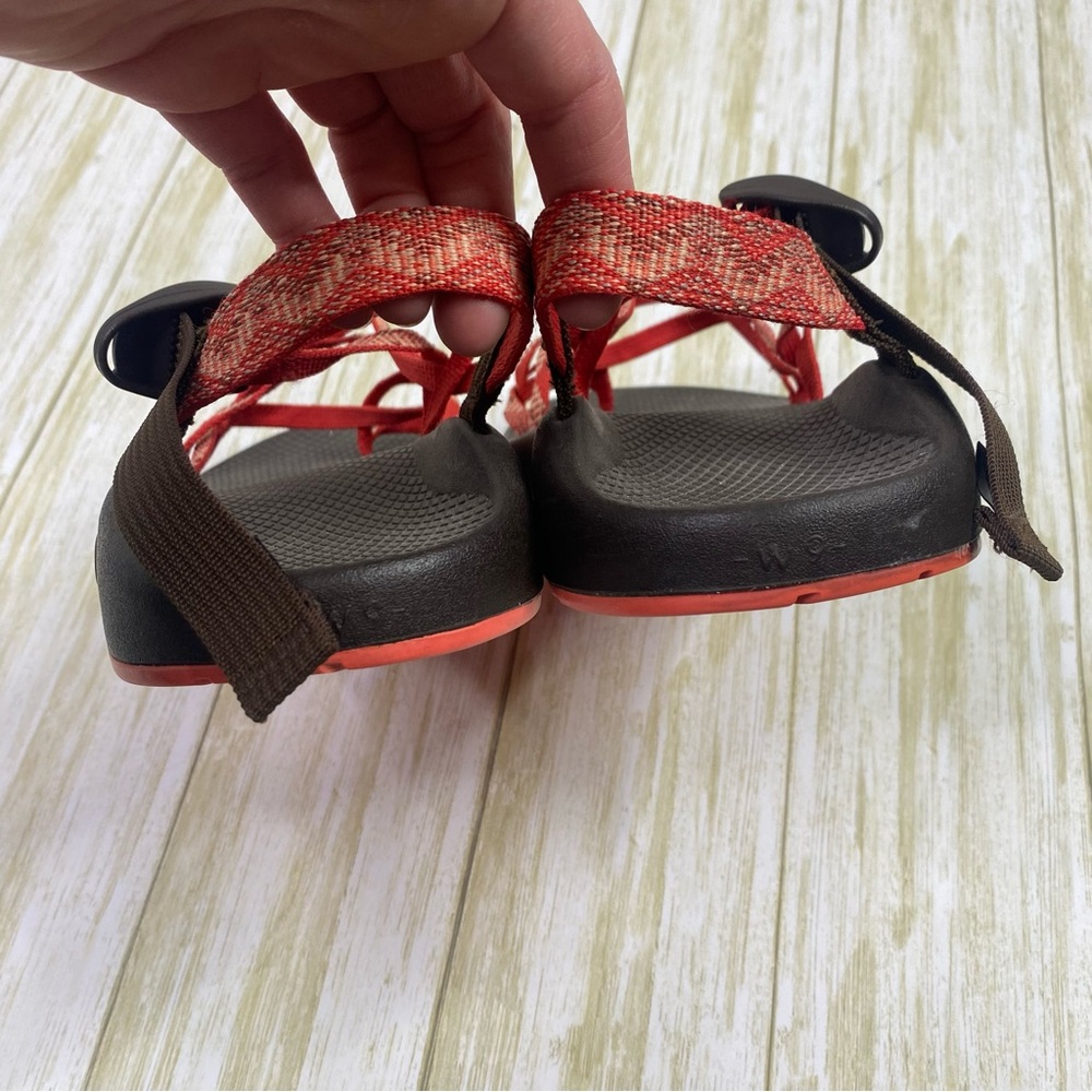 Chaco ZX/2 Classic Sandals in Red Orange - Picture 9 of 11